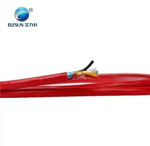 Rvvp 3*2.50mm 0.2 * 160braid 3-Cebl Pŵer Dwbl Gorchuddiedig Soled Allwthiol Craidd 200m/Rol